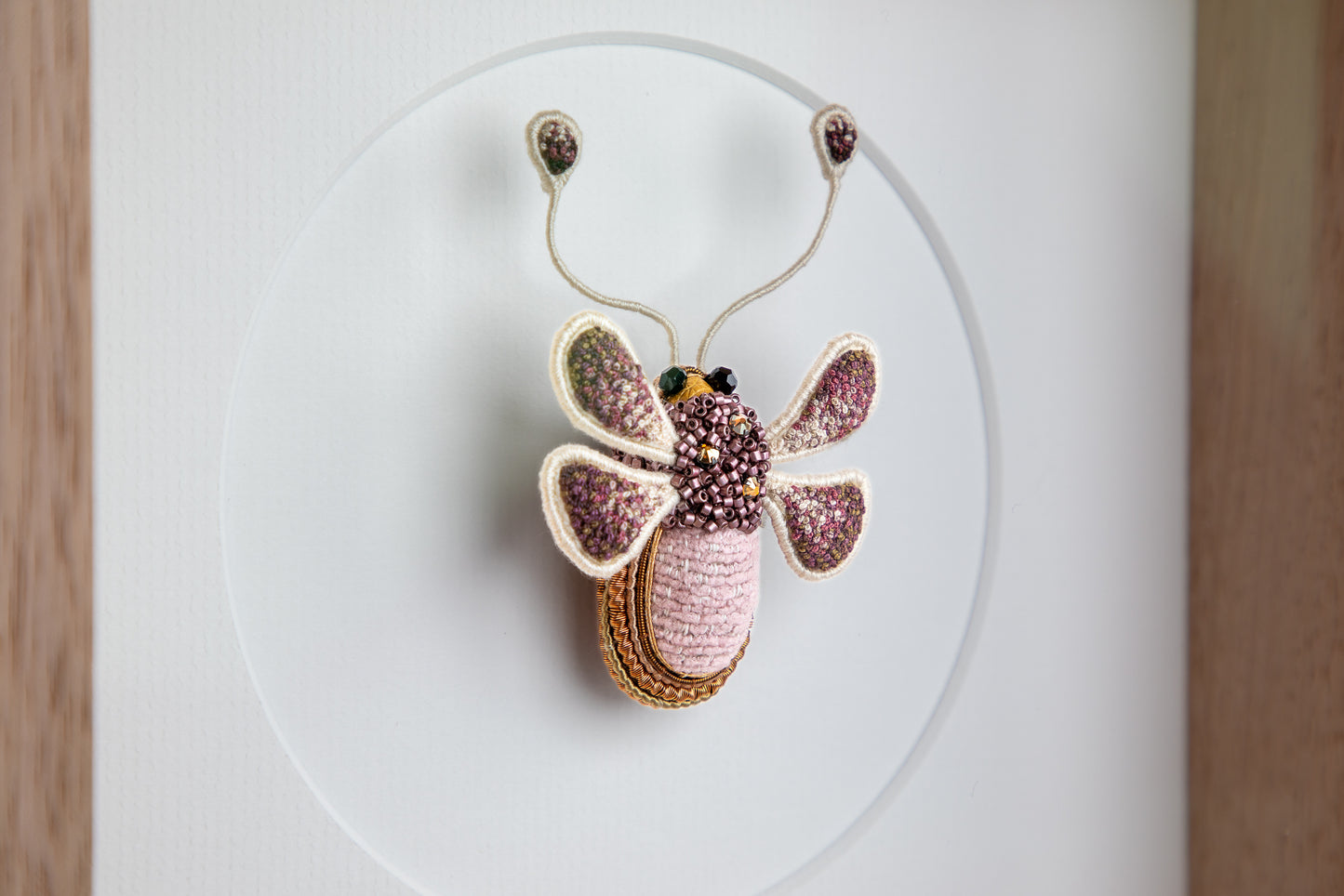 Bee Embroidered Artwork