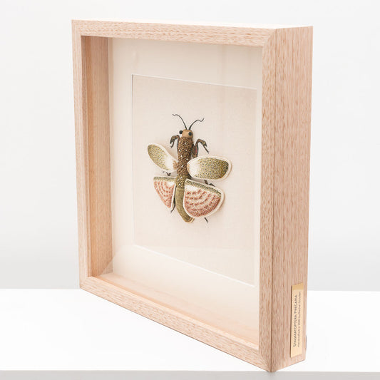 Praying Mantis Embroidered Artwork